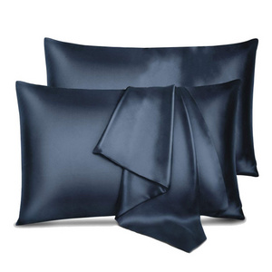 Pillowcase Anti Acne Anti-Bacteria Stain Polyester 25mm 22mm 50% Mulberry Silk Pillowcase Copper ion Pillow Case