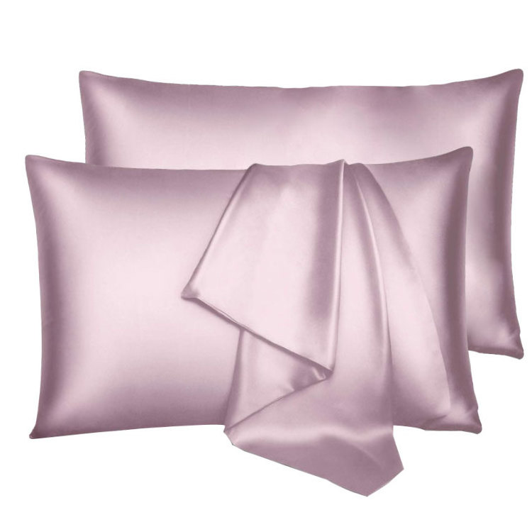 Pillowcase Anti Acne Anti-Bacteria Stain Polyester 25mm 22mm 50% Mulberry Silk Pillowcase Copper ion Pillow Case