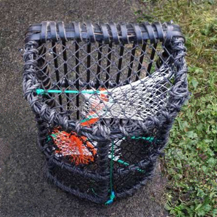 Wholesale Commercial Black Netting Lobster Traps for sea fishing