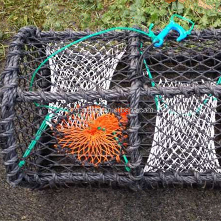 Wholesale Commercial Black Netting Lobster Traps for sea fishing