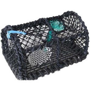 Heavy Duty Metal Framed Fishing Traps Black Netting Crab Trap Lobster Creel Wholesale