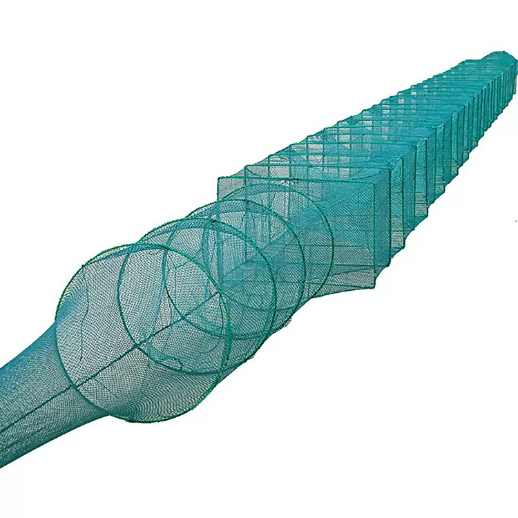 HDPE Long Trap Fishing Trap Cast Net Trap Fishing Live Crayfish/Crab/Lobster