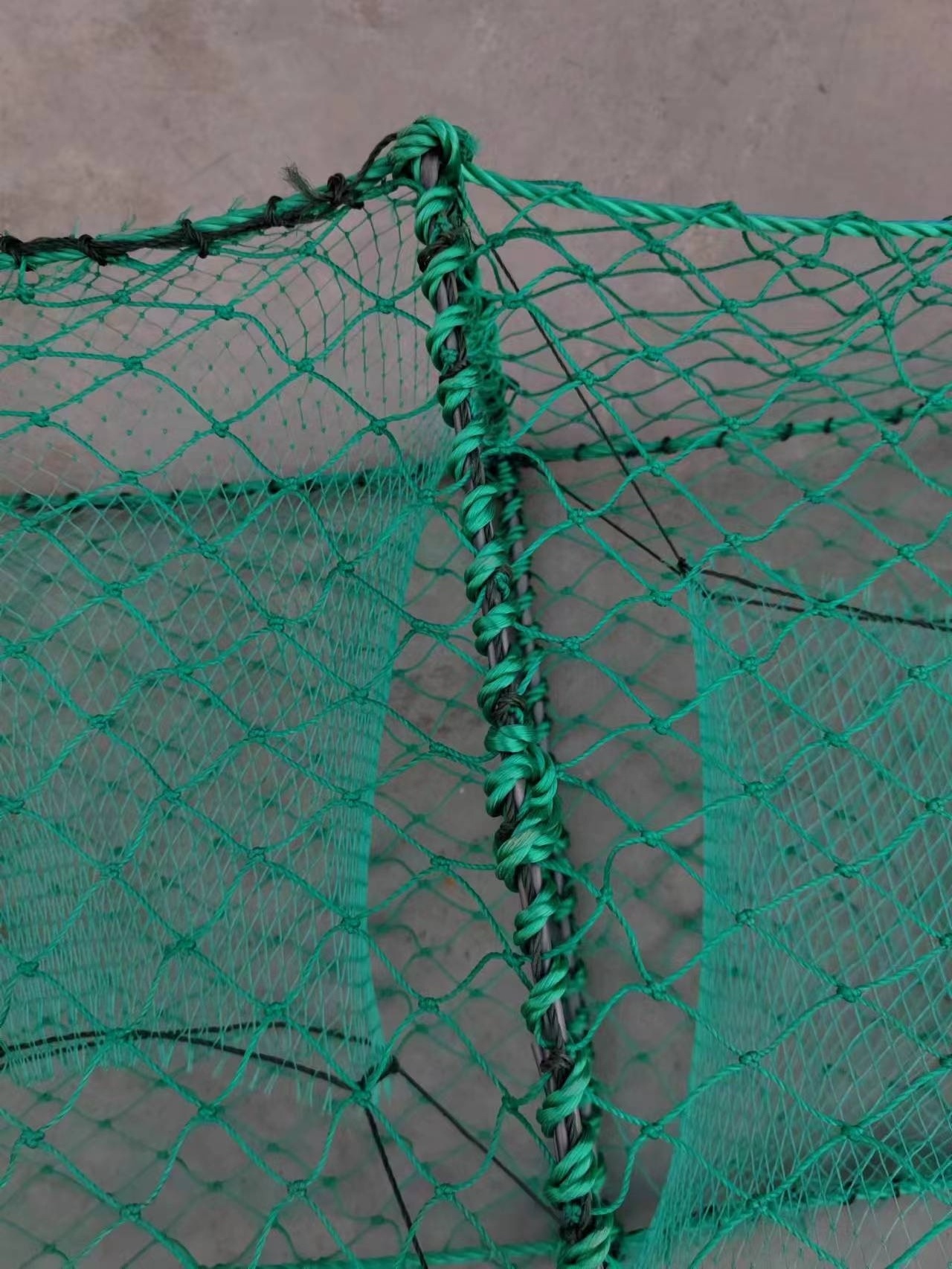 Strong frame cage for fishing net crab pot lobster traps with heavy duty  long fishing traps