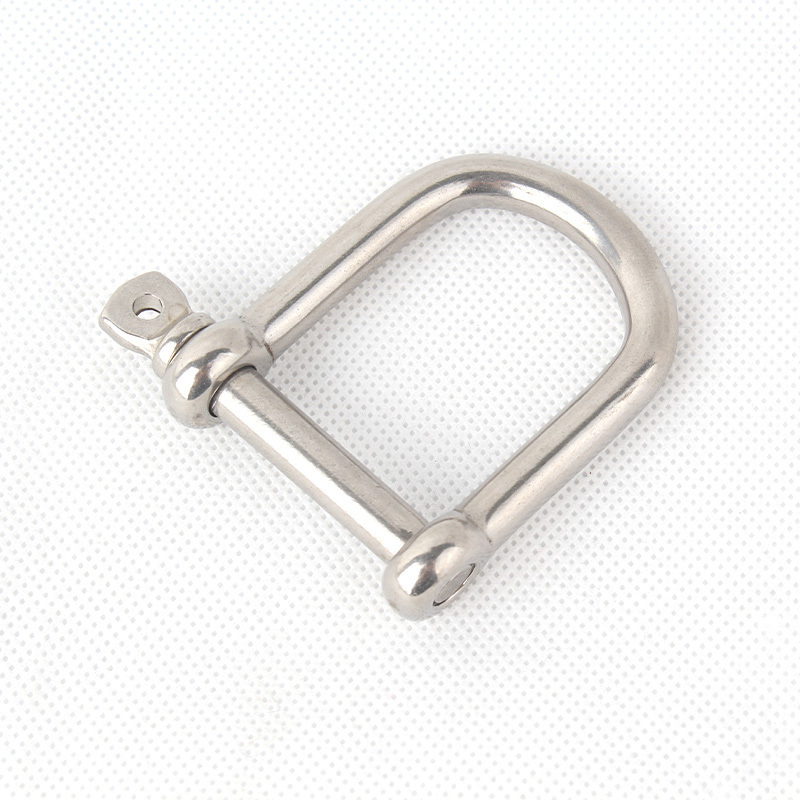 Comfortable Design Ss304/316 Stainless Steel Marine Hardware Wide Dee Shackle