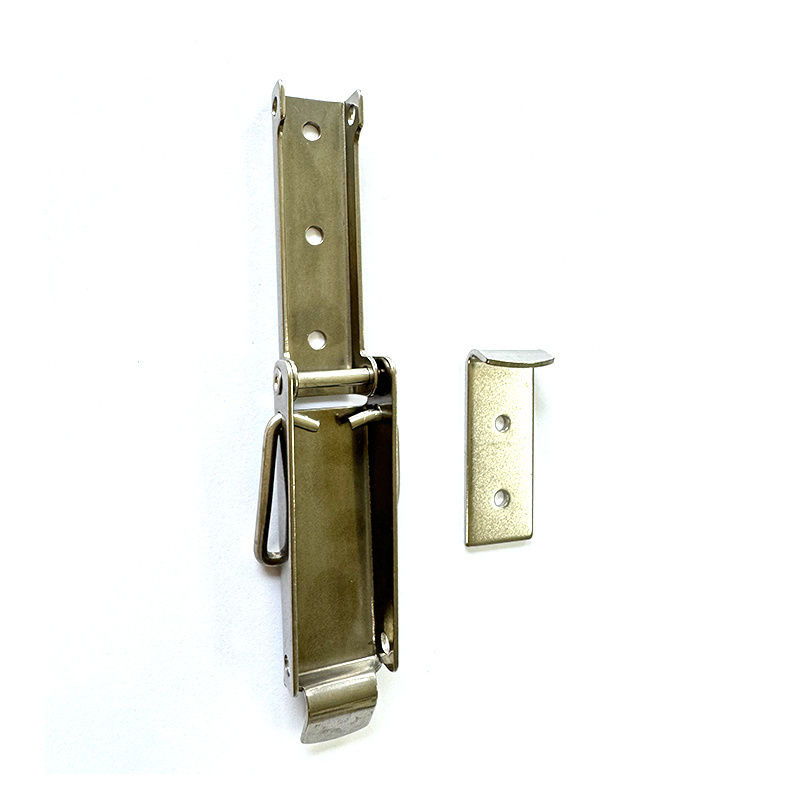 New Customize Stainless Steel Marine Hardware Heavy Duty Adjustable Toggle Latch With Safety Latch