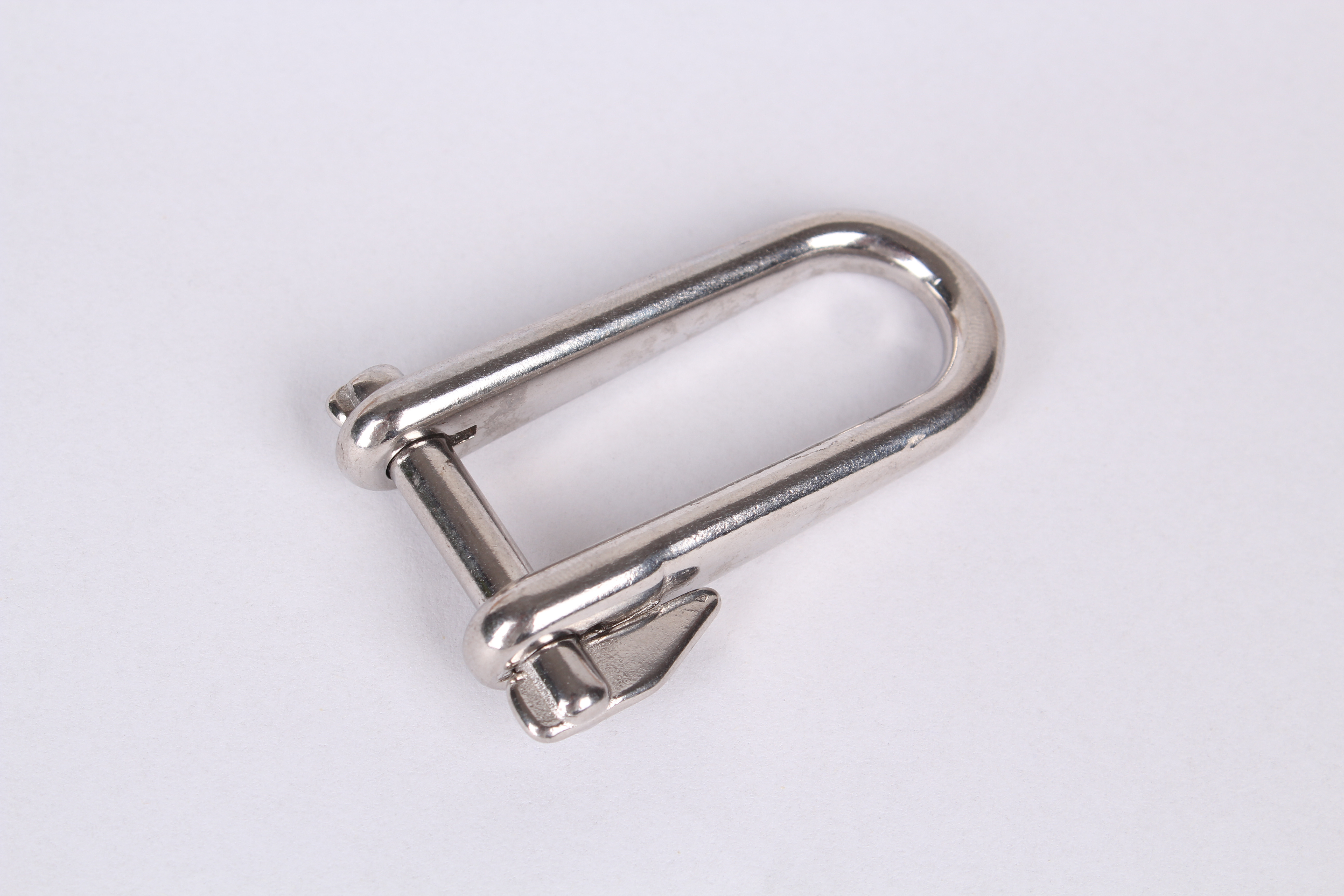 Manufacturer Marine Grade 316 Stainless Steel Adjustable Anchor Key Safety Pin Halyard Long D Dee Shackle with Bar 5mm 6mm 8mm