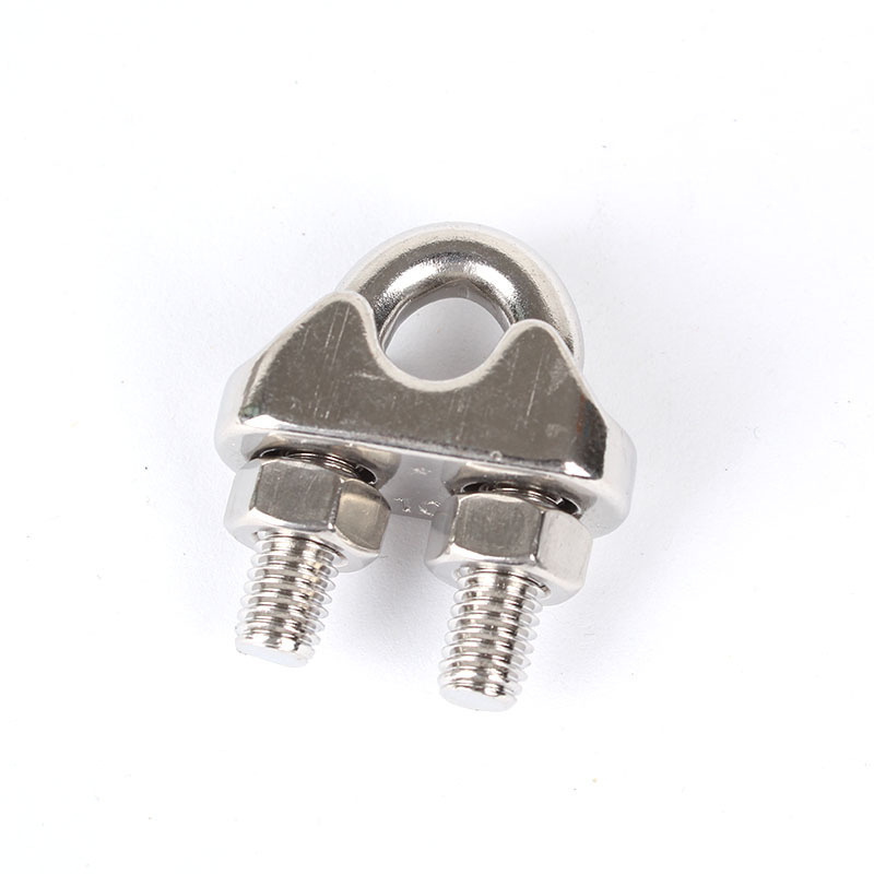 China Factory Price Din741 Galvanized Malleable Stainless Steel Marine Hardware Wire Rope Clip