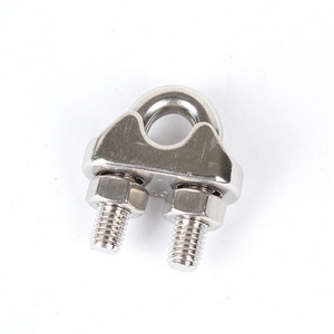 China Factory Price Din741 Galvanized Malleable Stainless Steel Marine Hardware Wire Rope Clip