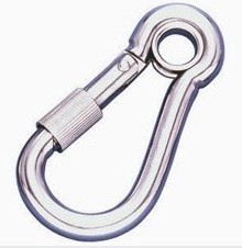 304 stainless steel runway shaped snap buckle oval snap hook outdoor carabiner climbing oval hook