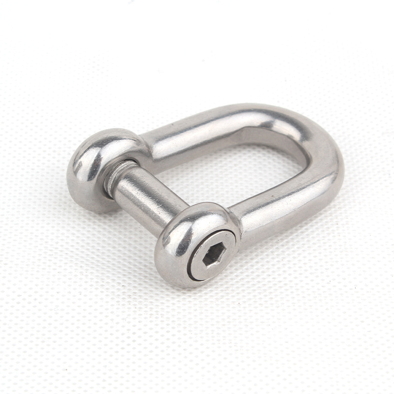 Bulk Supply Ss316/304 Stainless Steel Hardware Pin Dee Shackle With Hex Socket Head