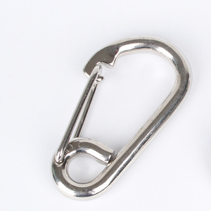 Factory wholesale carabiner safety spring snap hook stainless steel carabiner Hook M4 M5 M6 M7 M8