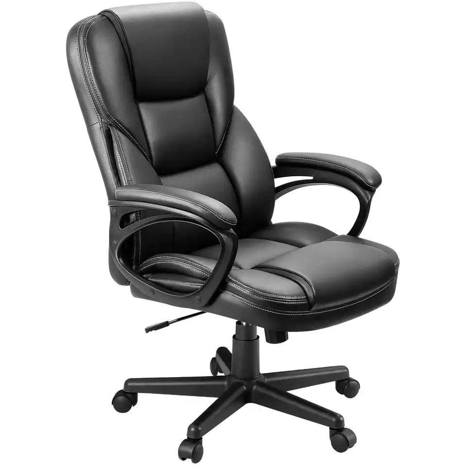 Modern Luxury Multifunction Swivel Manager Chairs Adjustable PU Leather Boss Office Chairs with Wheels