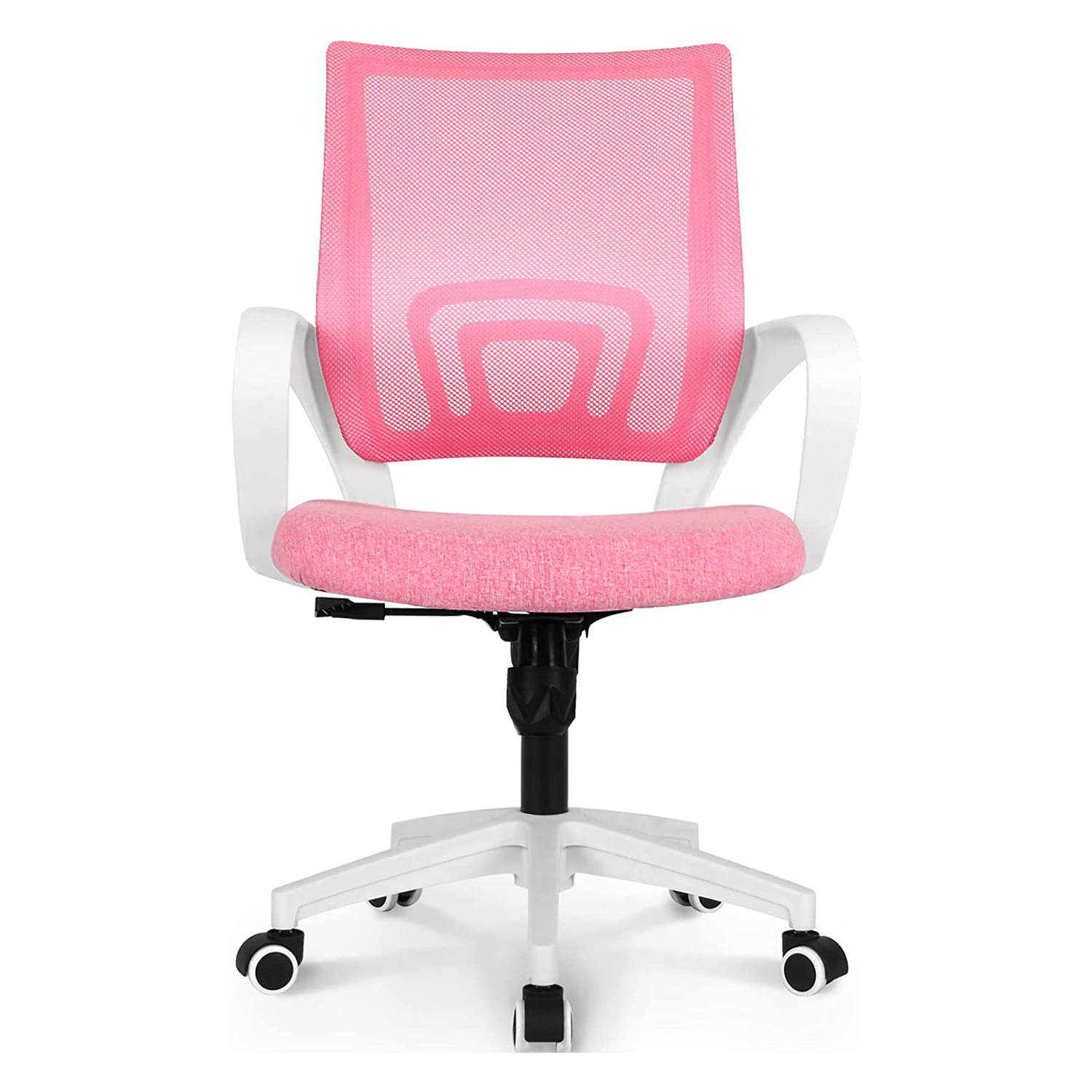 Factory Price High Quality Comfort Pink Fabric Mesh Home Desk Ergonor Office Table and Chair