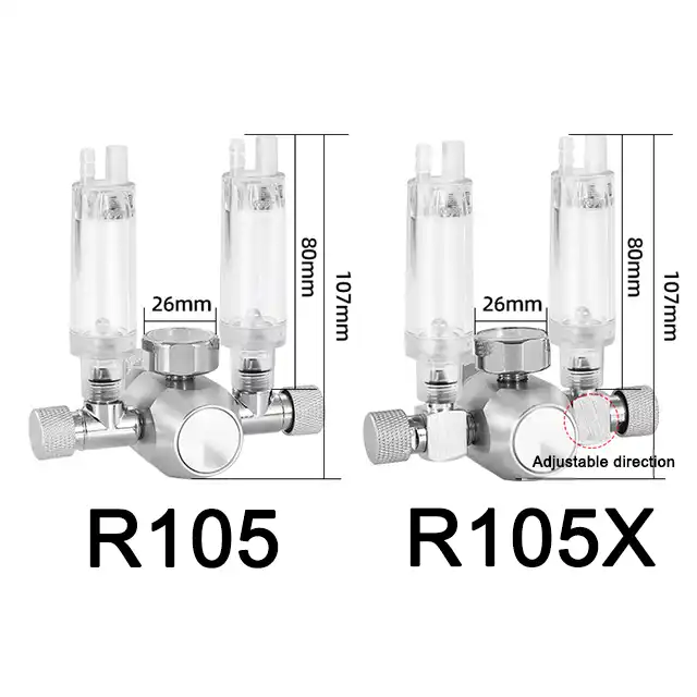 Aquarium Products Supplies Carbon Dioxide Bottle Pressure Reducing Valve Solenoid Valve R106/R106X