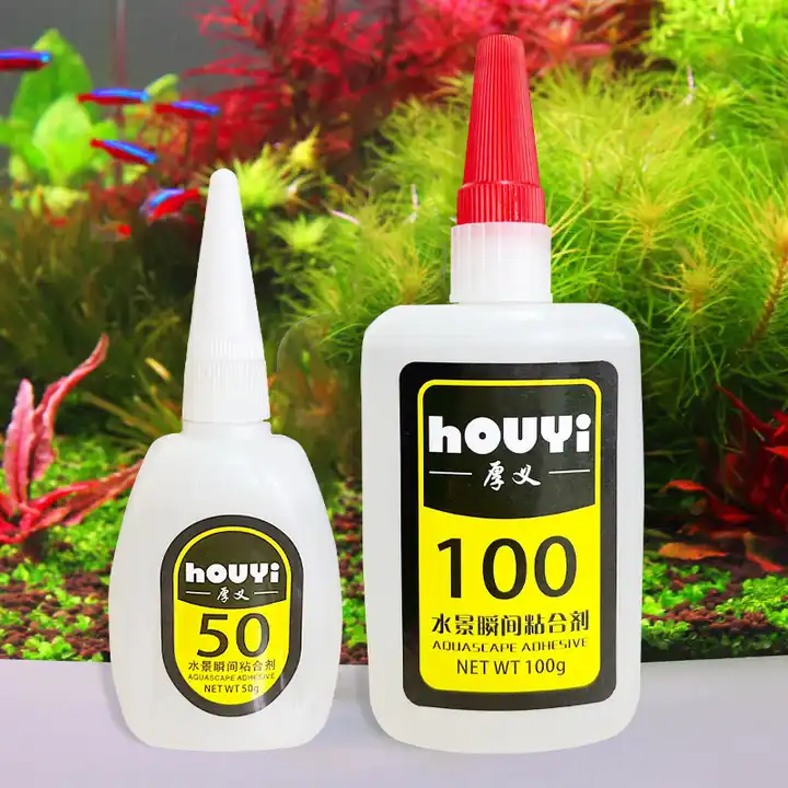 Skeleton glue fish tank aquatic plant landscaping quick-drying glue