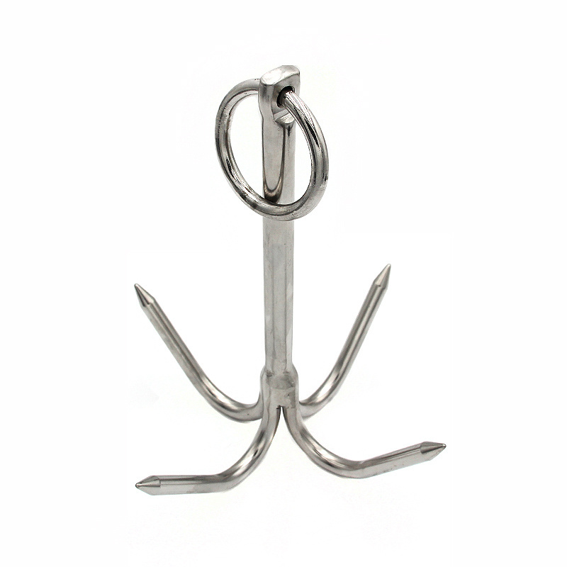 Four Claw Boat Anchor Supplier Marine Hardware AISI 304 316 Four Claw Anchor For Boat