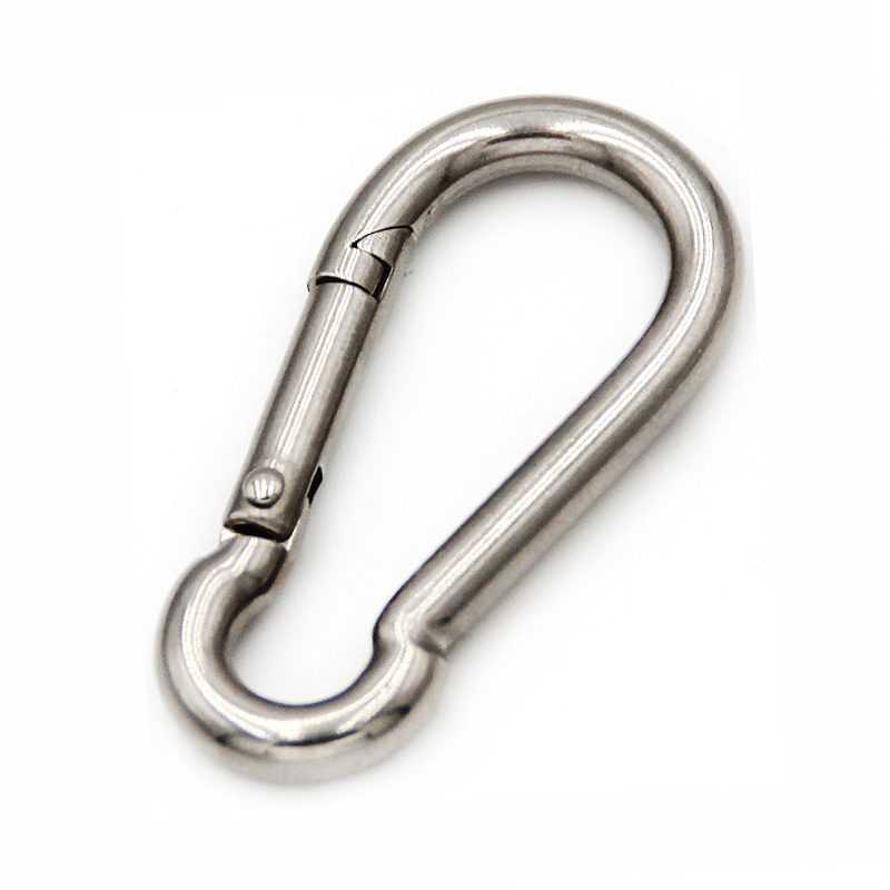 Huifeng Rigging Heavy Duty DIN 5299 FORM C 304 316 Snap Hook Gourd Type Stainless Steel Carabiner