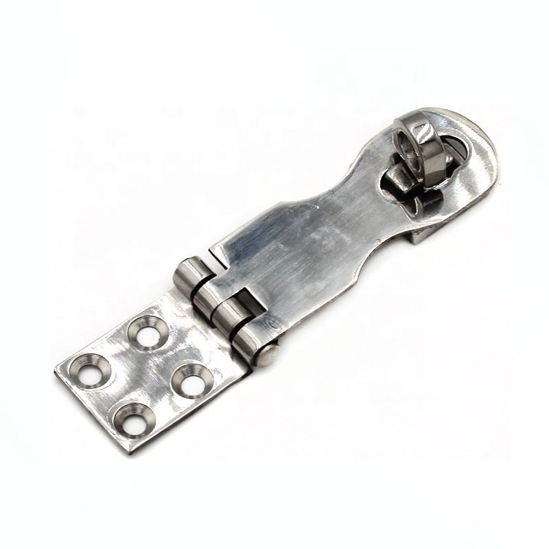 Buckle Lock Stainless Steel Barn Sliding Door Bolt Sliding Lock 90 Degree Right Angle Latch Door Lock