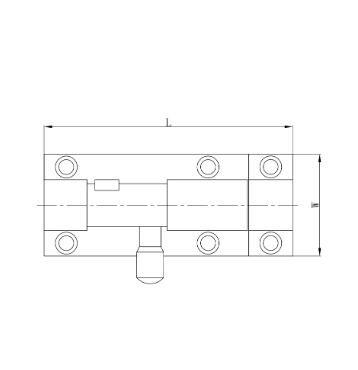 Stainless Steel Door Lock Marine Hardware Sliding High Quality SS316/304 Security Anti RustBarrel Bolt