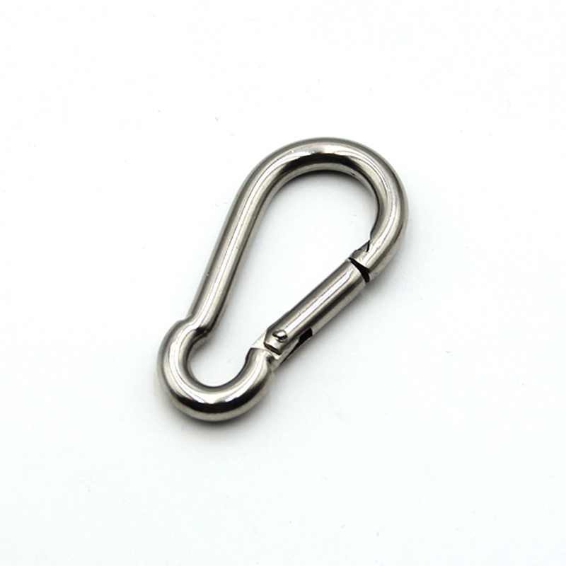 Factory Carabiner Safety Stainless Steel Lifting Hook Eye DIN5299 Form A Spring Snap Hook for Dog Leash