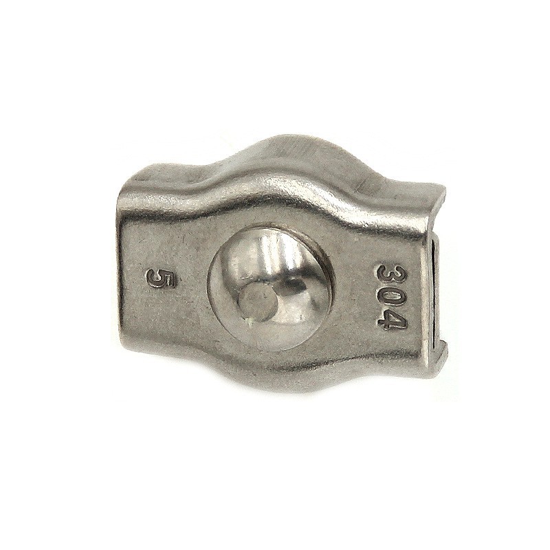 Wire Rope Fitting 304 316 Stainless Steel Simplex Single Bolt Wire Rope Clip Cable Clamp