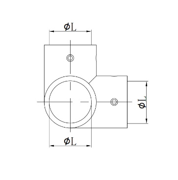 Marine 304 316 Stainless Steel Hardware Boat Handrail Rail Tee Fitting 90 Degree 3 Way Corner Elbow