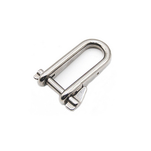 High Quality Rigging HardwareMain Halyards Stainless Steel SS304 SS316 Wire Rope Hardware Key Pin Shackle