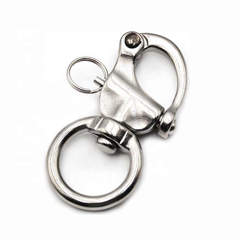 Stainless Steel Quick Release Shackle Eye Jaw Swivel Snap Shackle for Marine Architectural