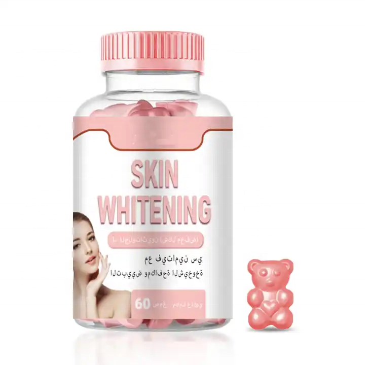 100% Natural Best Lightening & Even Skin Tone Gummies Remove Dark Spots Biotin Collagen Gummies Skin Whitening Gummies