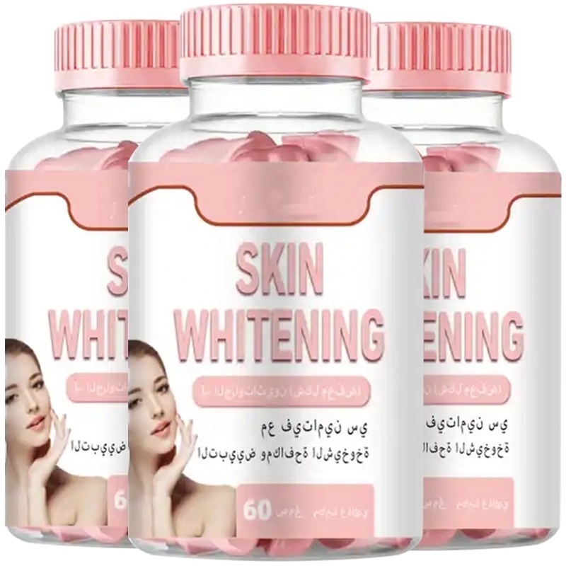 100% Natural Best Lightening & Even Skin Tone Gummies Remove Dark Spots Biotin Collagen Gummies Skin Whitening Gummies