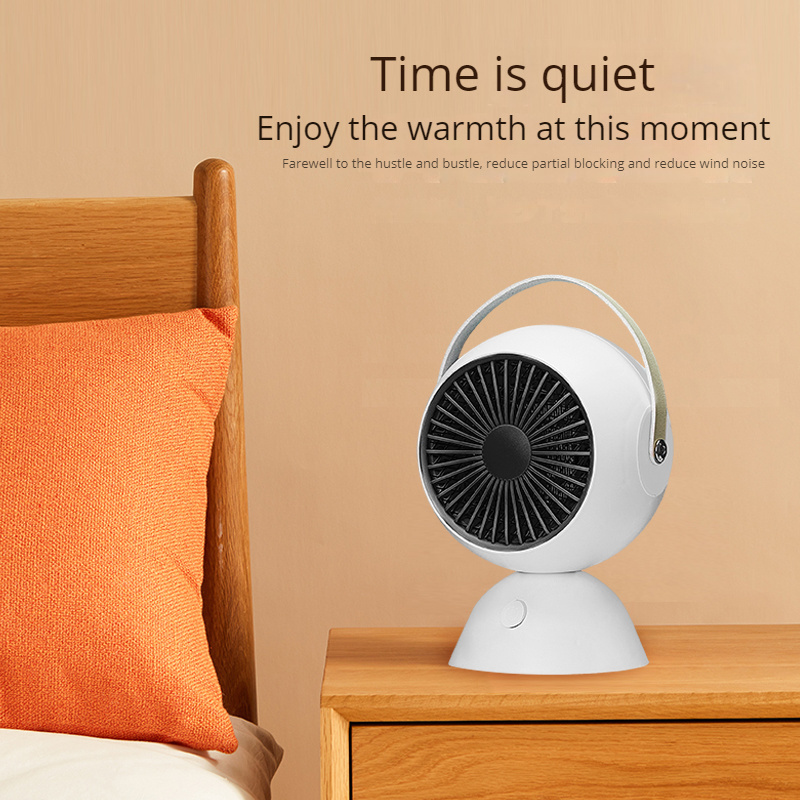 customized 3-speed Portable 900W PTC Ceramic Heat Mini Low-noise Portable Electric Fan Heaters Household Space Heaters