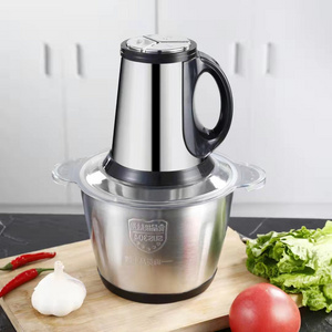 2022 kitchen multi-functional salad meat vegetable electric food chopper grinder cutter mixer with 2L 3L 4L stainless steel bowl