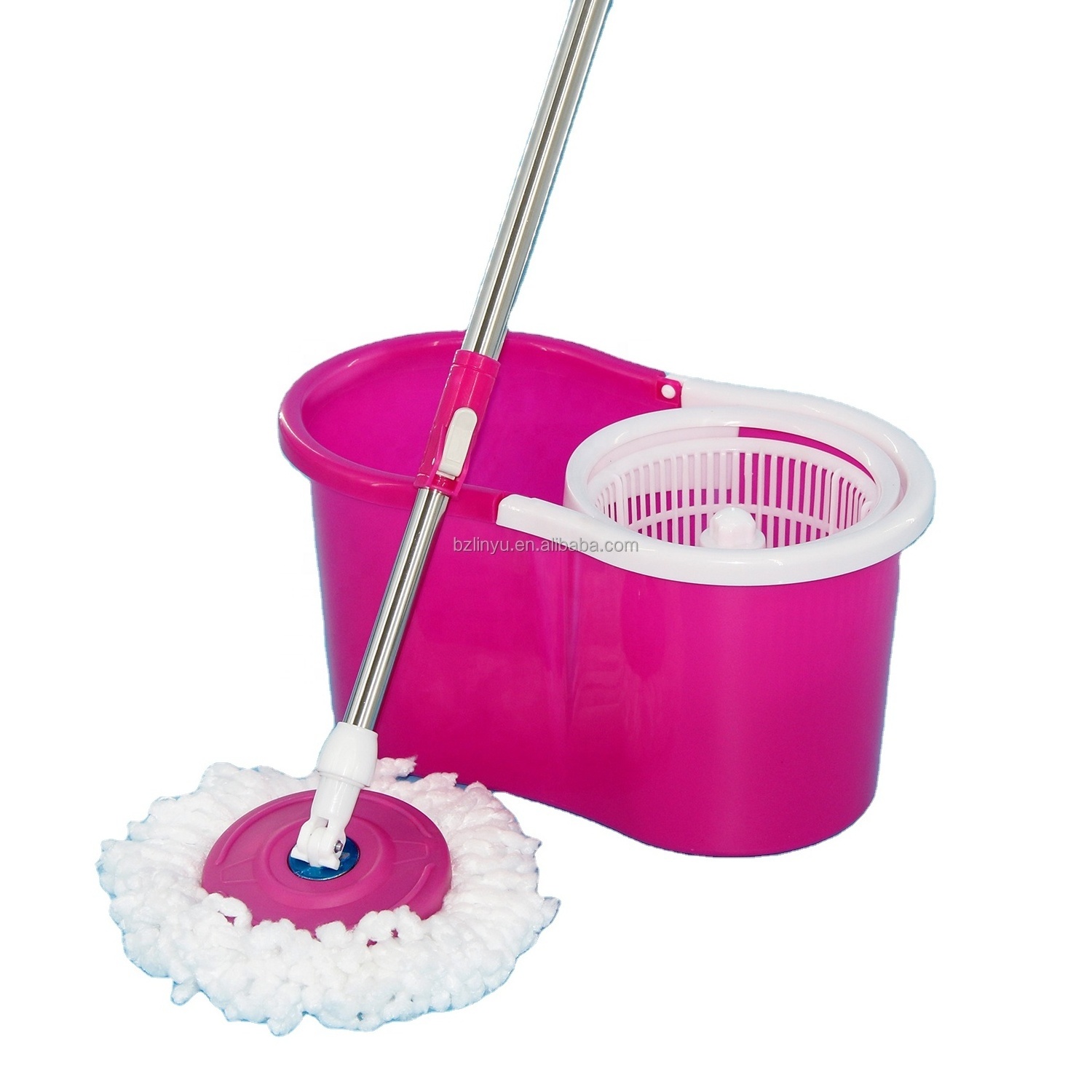 Cleaning system floor mop with bucket 360 rotating mop household  mob magie