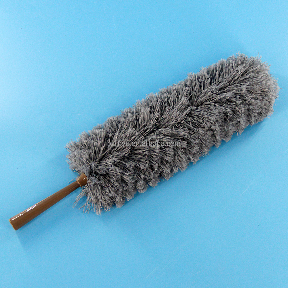 Bendable Feather Duster with Extra Long pole Telescopic Microfibre Dust duster household cleaning magic microfiber duster