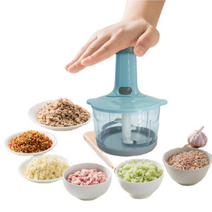 Multifunction Manual Vegetable Chopper Hand Press Food Cutter Onion Nuts Grinder Mincer Shredder