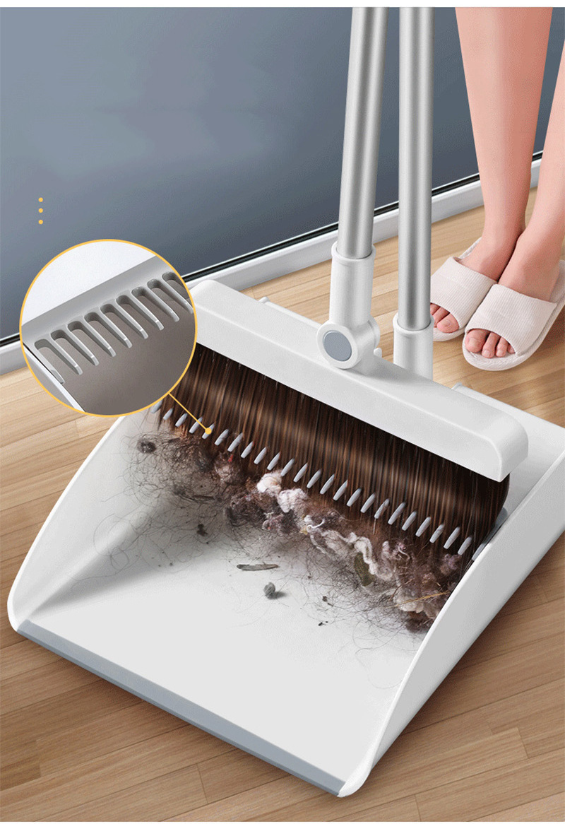 Magic Broom&Dustpan Set Household Soft Hair Floor Cleaning extend long broom Handle Windproof Household Dustpan