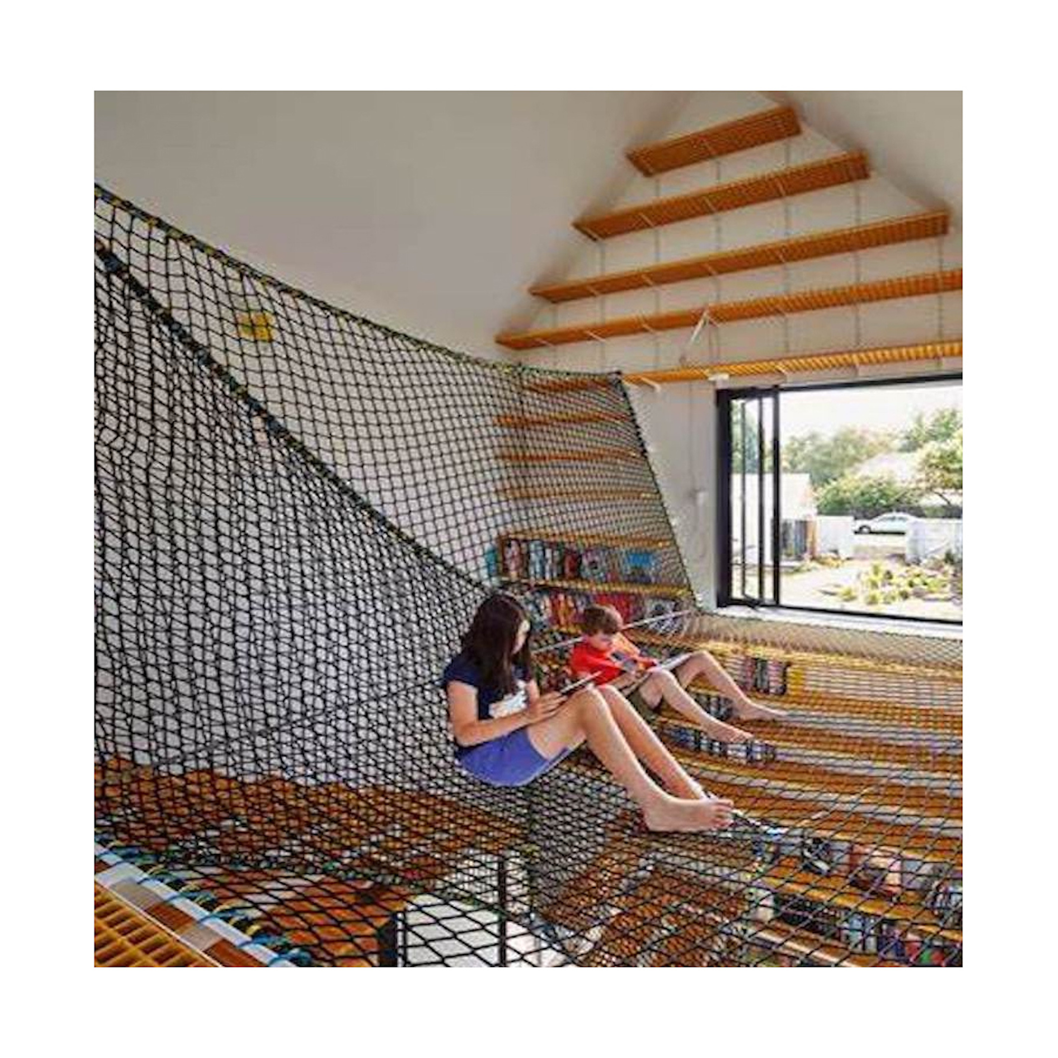 popular children climbing rope net loft nets loft strap netting plastic floor mat for pigeon loft