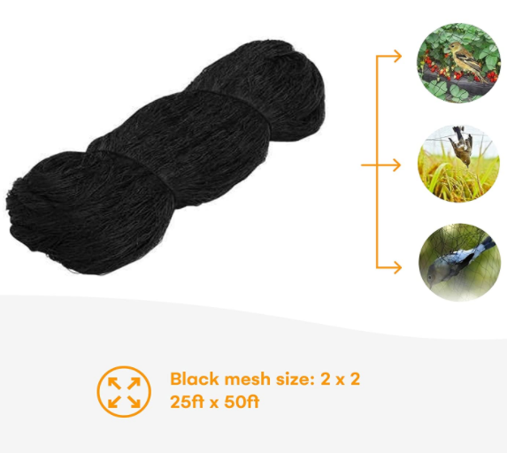 Nylon Mesh Anti Bird Netting for Fruit Trees Used As Bird Netting for Chicken Coop Garden Netting Plant Netting