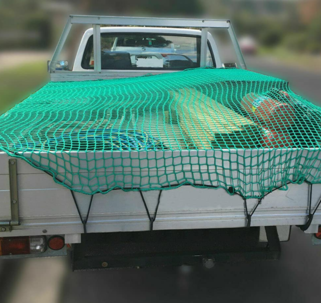 heavy duty PP polyester nylon elastic pick up motorcycle trailer strong truck Storage Organizer cargo net for Pickup Vehicles