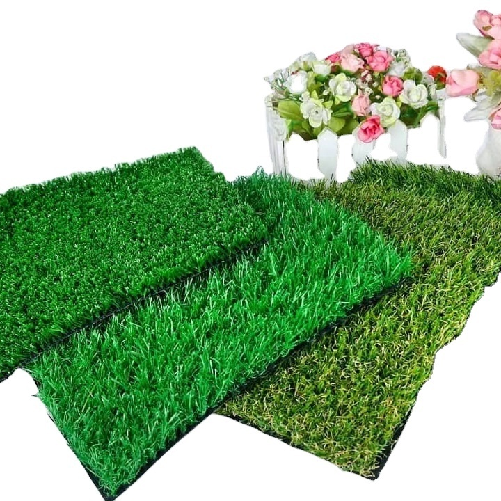 Free Sample Plastic  Green Outdoor Landscape Synthetic Grass Artificial Turf for Flooring