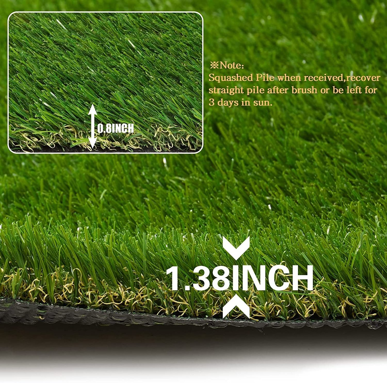 Non infill gazon synthetic, artifical soccer grass Customized Synthetic Grass Artifical turf garden Artificial Grass