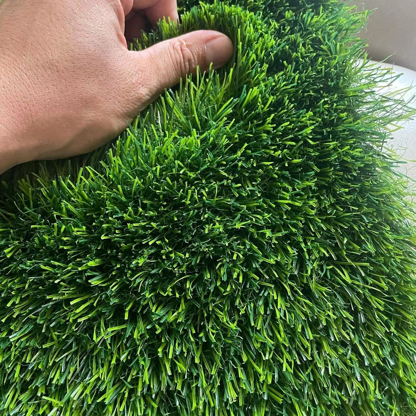 Free Sample Plastic  Green Outdoor Landscape Synthetic Grass Artificial Turf for Flooring