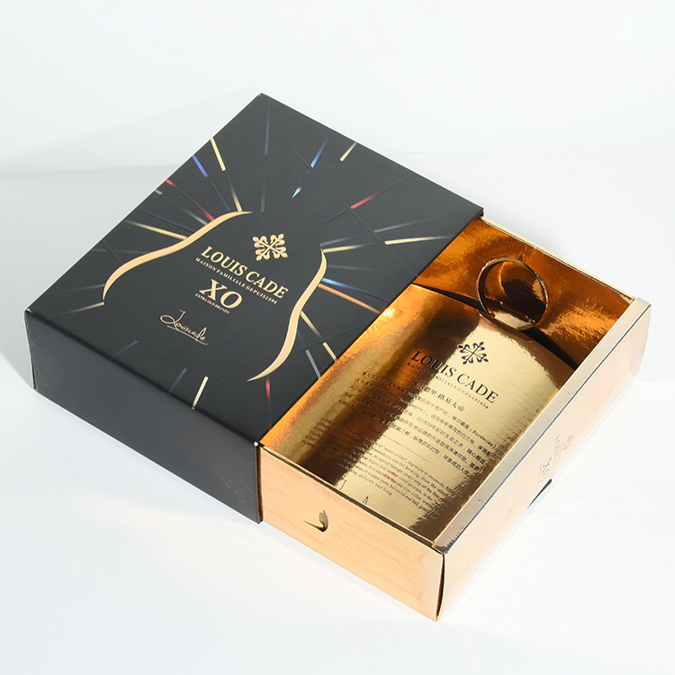 Wholesale Round Tube Luxury Cylinder Wine Packaging Gift Box For Glass Bottle high quality wine box packaging