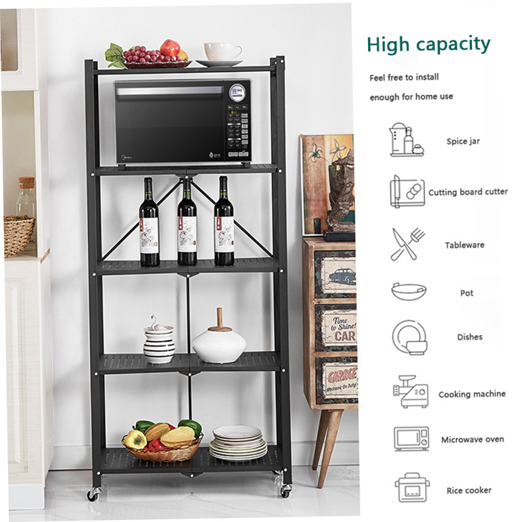 carbon steel storage rack shelf trolley car shape kids storage cabinet toy metal storage shelf black