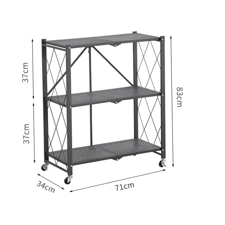 carbon steel storage rack shelf trolley car shape kids storage cabinet toy metal storage shelf black