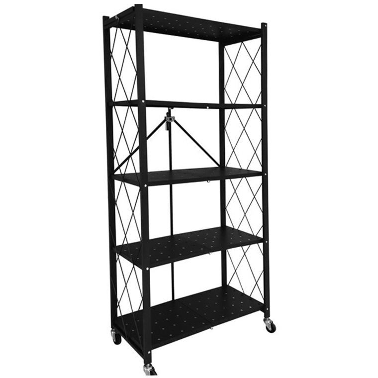 carbon steel storage rack shelf trolley car shape kids storage cabinet toy metal storage shelf black