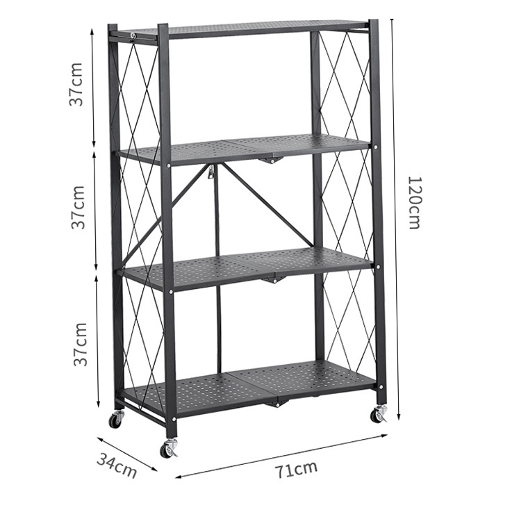 carbon steel storage rack shelf trolley car shape kids storage cabinet toy metal storage shelf black