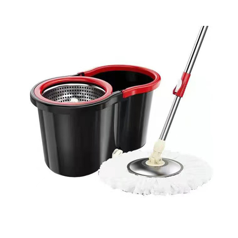 Home Hardware Portable Self Wash No Pedal Deluxe Pink Orange Red Mop Long Pole Replacement Parts Plastic Spin Mop Bucket Set