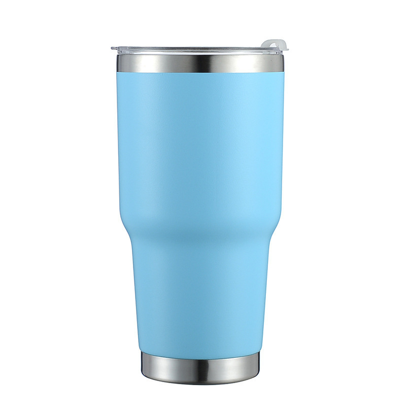 2024 New Wholesale Powder Coated Stainless Steel Vacuum Double Wall Insulated 30 Oz Tumbler Mug Cup 30oz Stainless Steel Tumbler