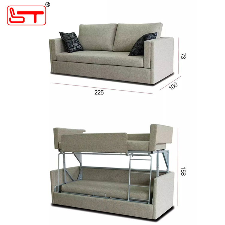 Furniture hardware adjustable metal bunk bed sofa mechanism